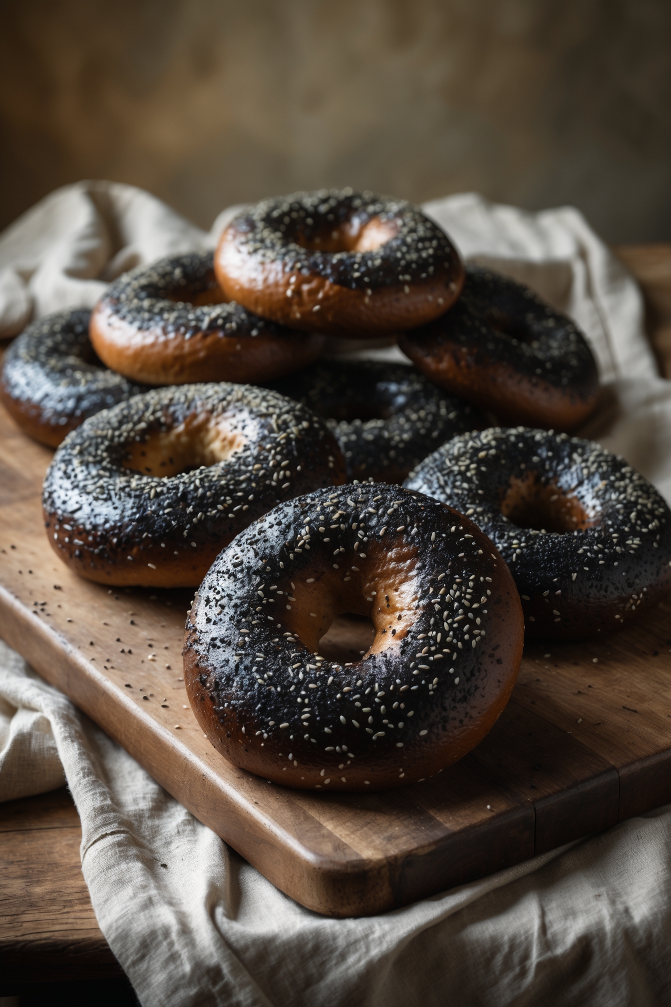 Black Russian Bagels recipe