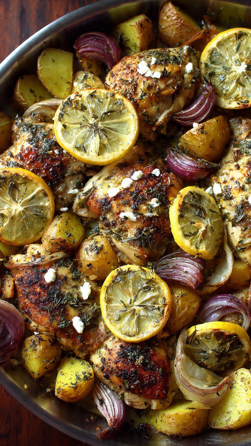 One-Pan Greek Lemon Chicken and Potatoes