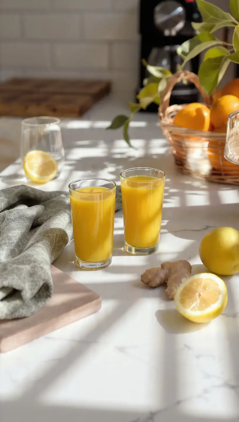 Ginger Lemon Turmeric Shot recipe