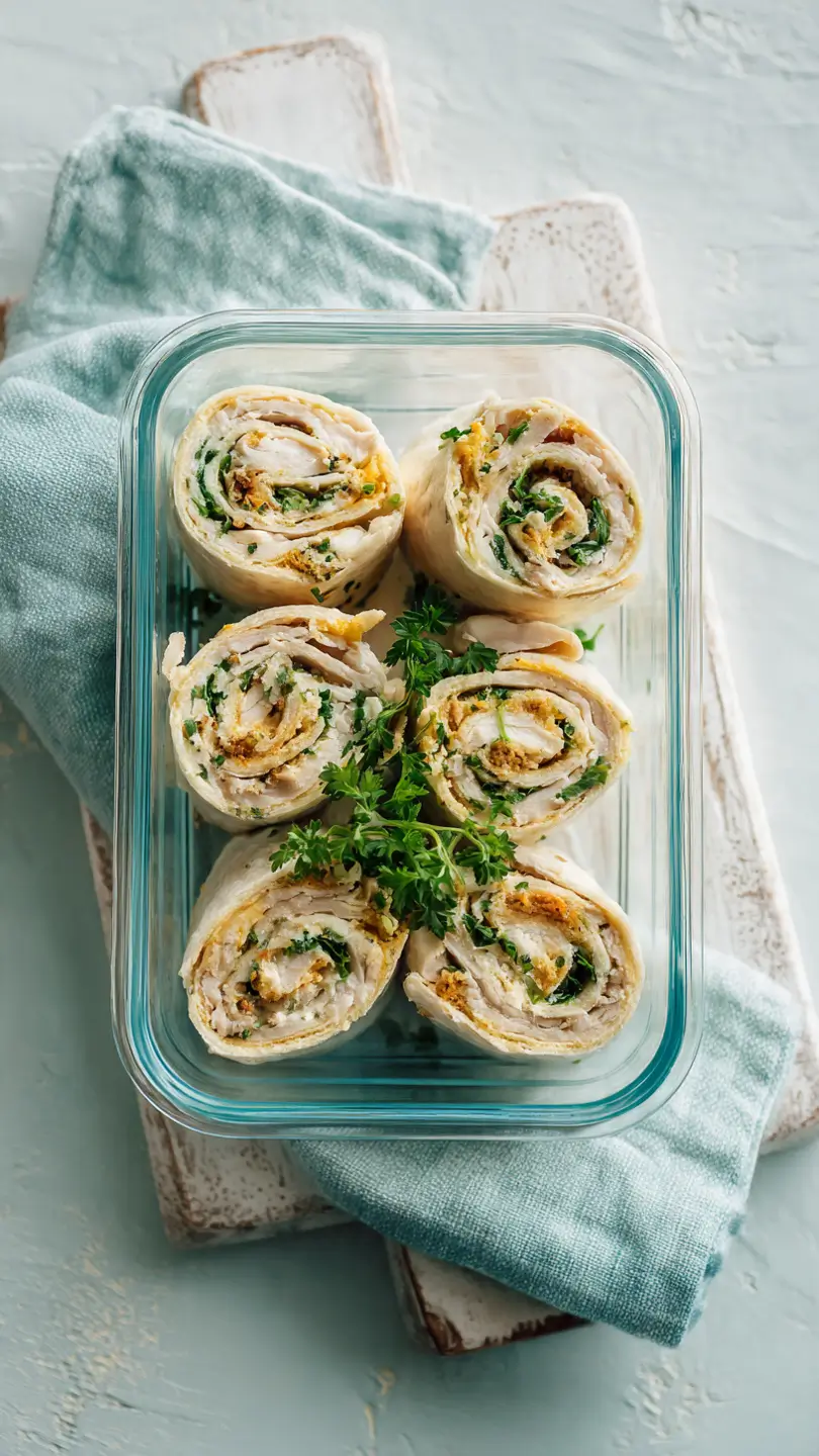 Turkey and Cheese Pinwheel Sandwiches Recipe
